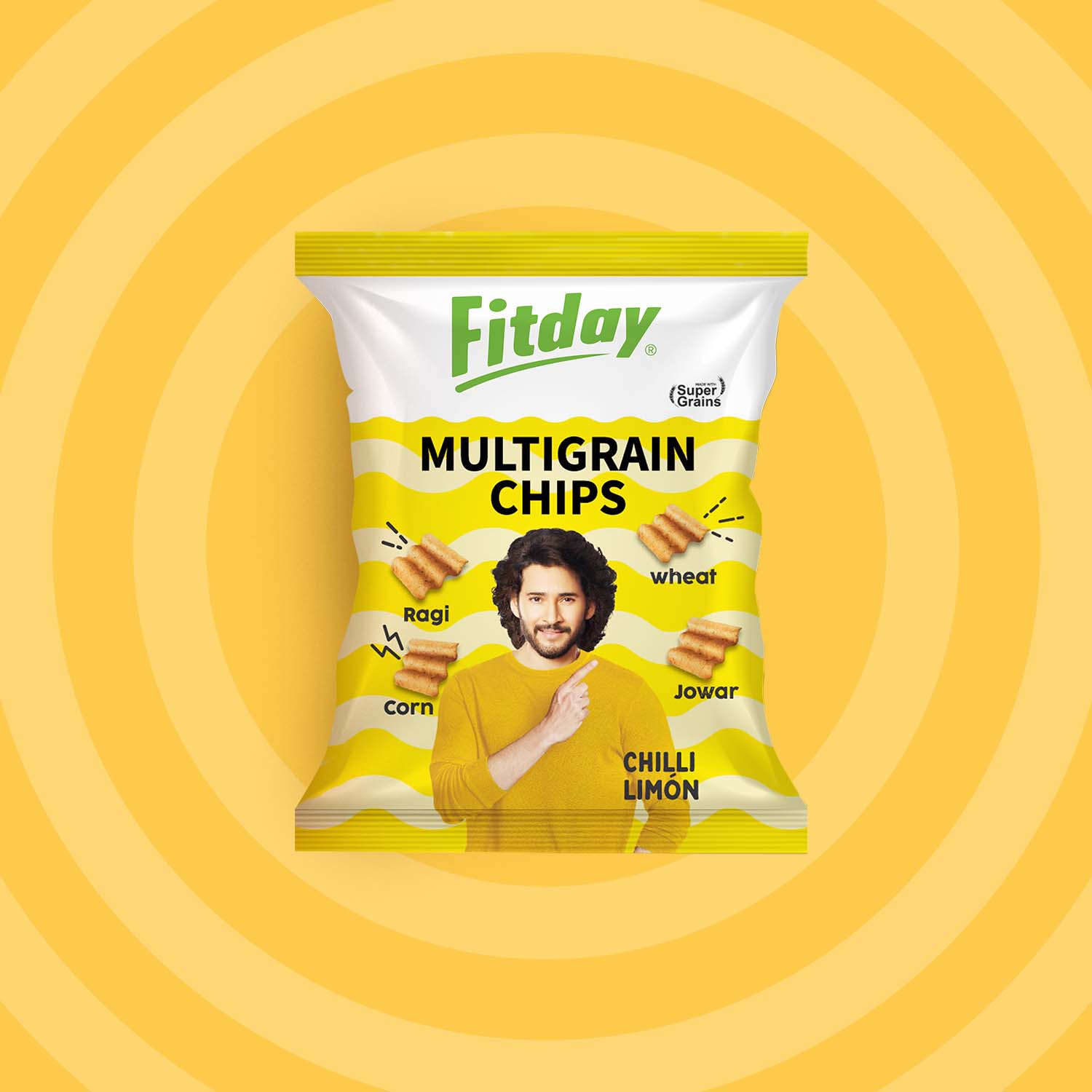 Fitday Multigrain Chips - Chilli & Limon