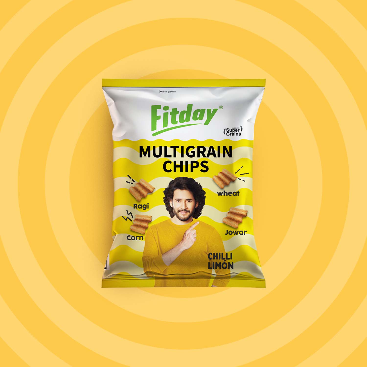 Fitday Multigrain Chips - Chilli & Limon