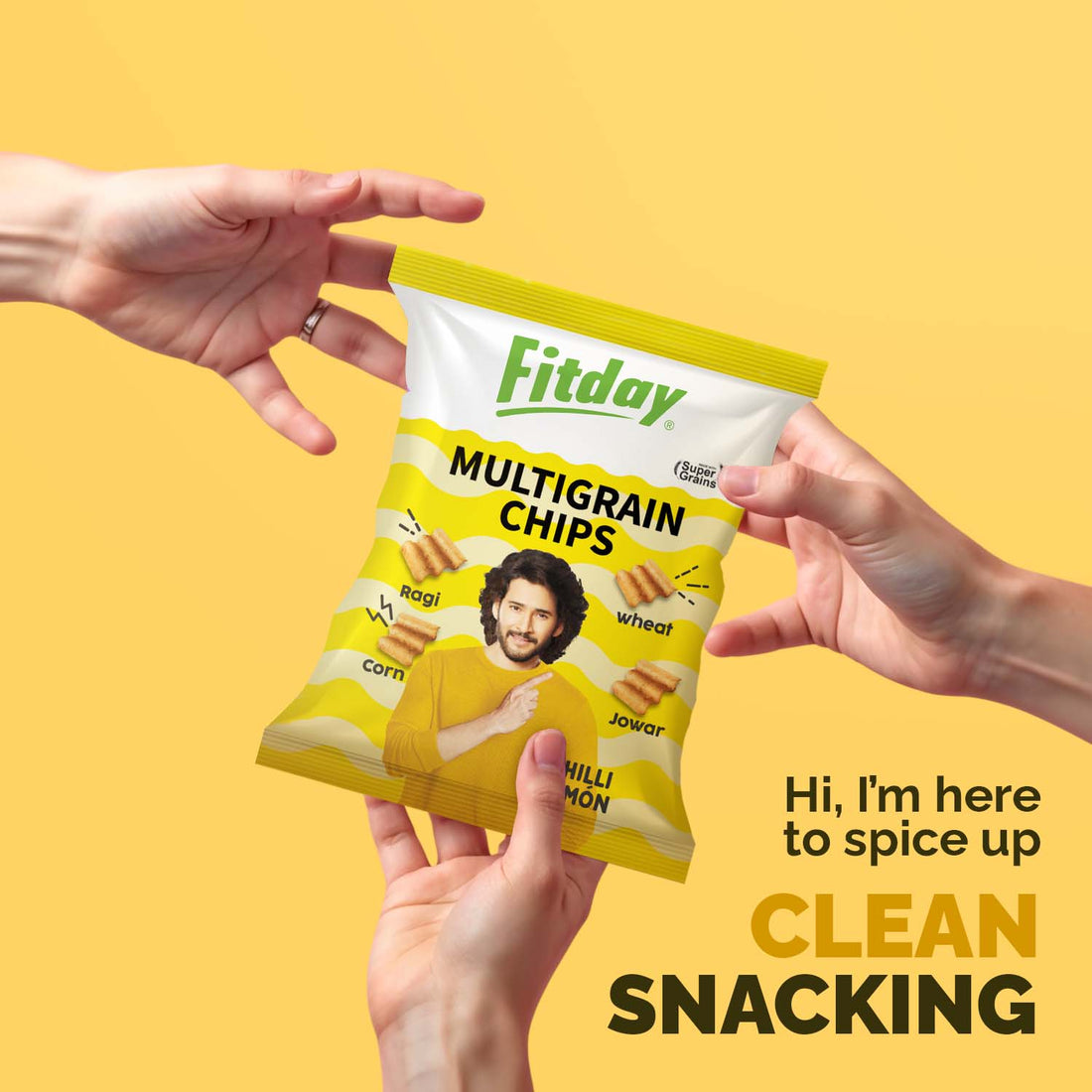 Fitday Multigrain Chips - Chilli & Limon (Pack Of 15)