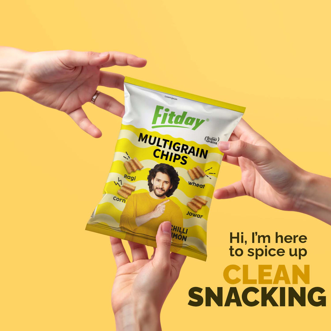 Fitday Multigrain Chips - Chilli & Limon