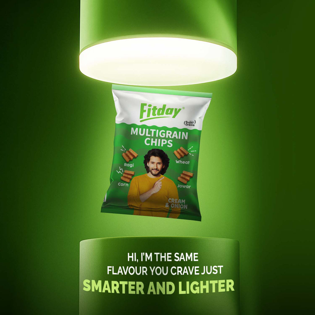 Fitday Multigrain Chips - Cream & Onion