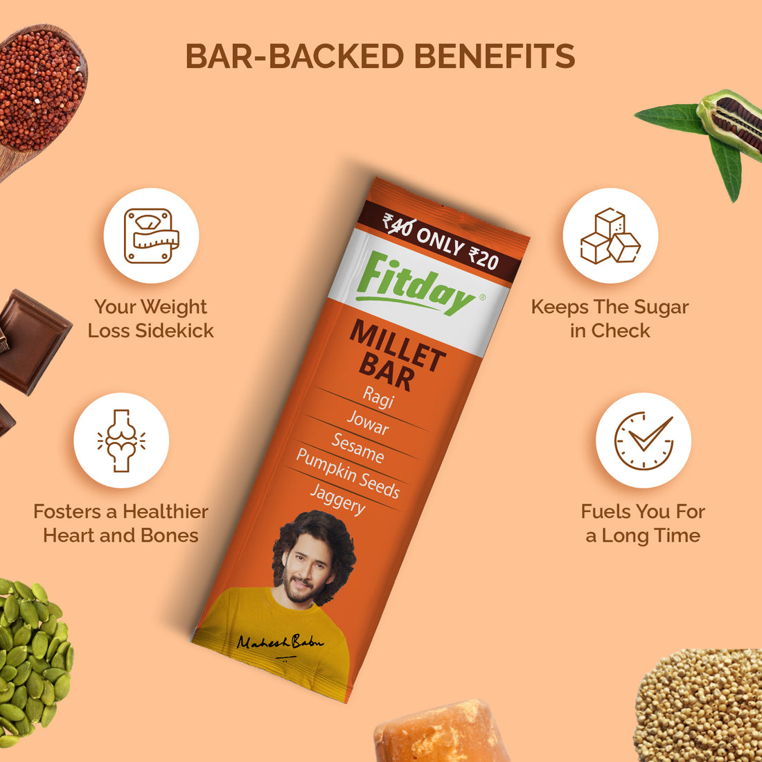 Fitday Millet Bar