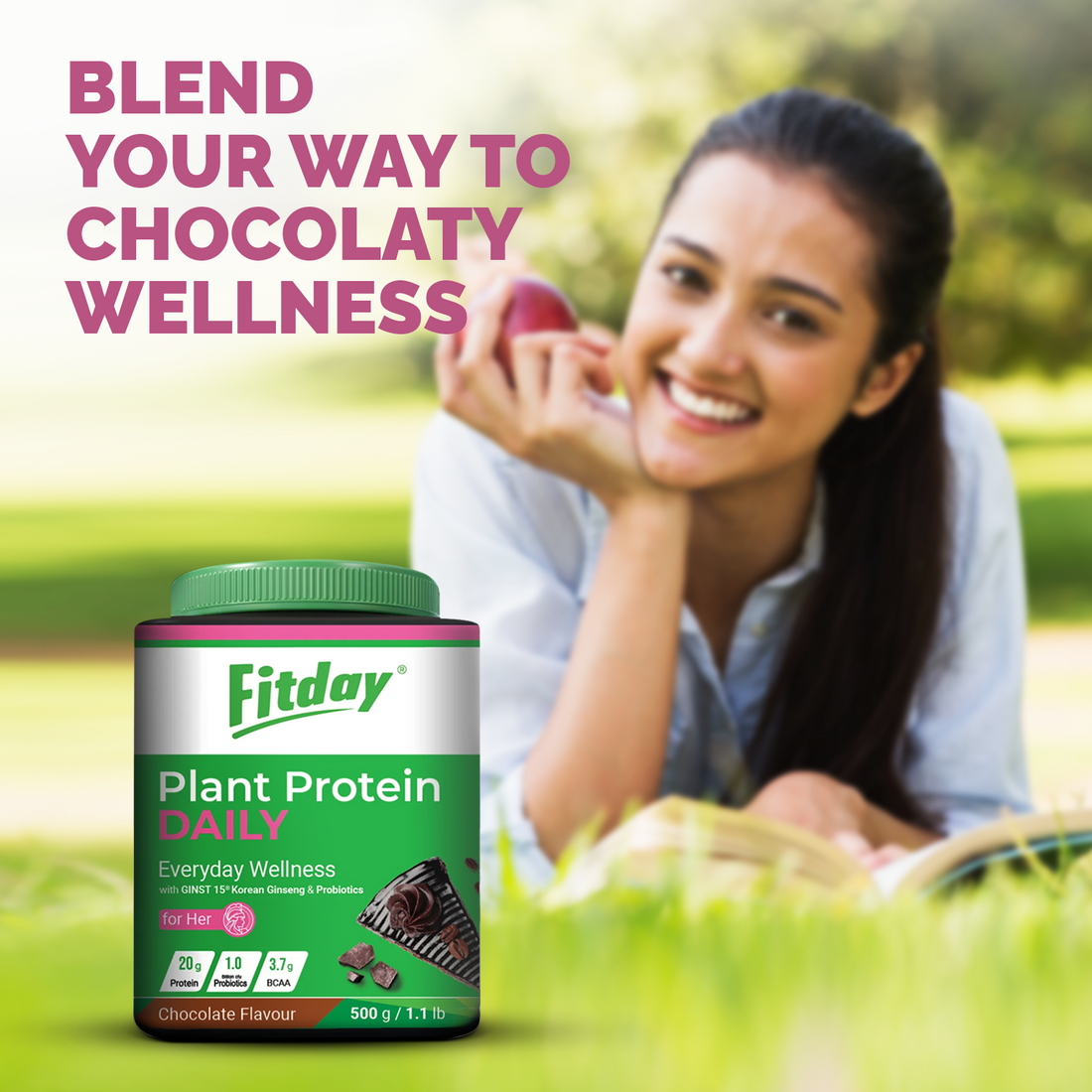 Fitday Plant Protein Powder - Daily for Her