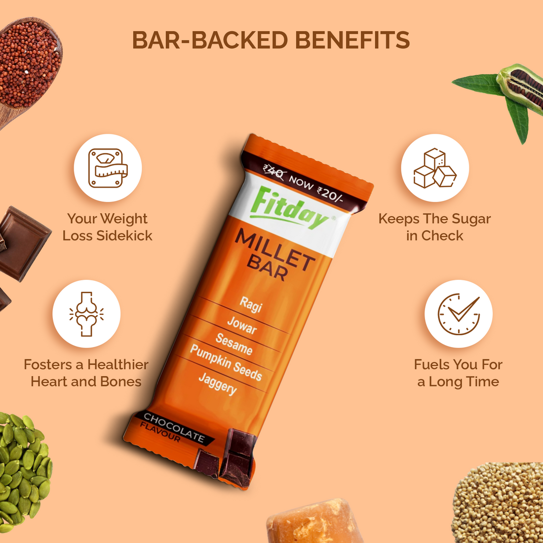 Fitday Millet Bar