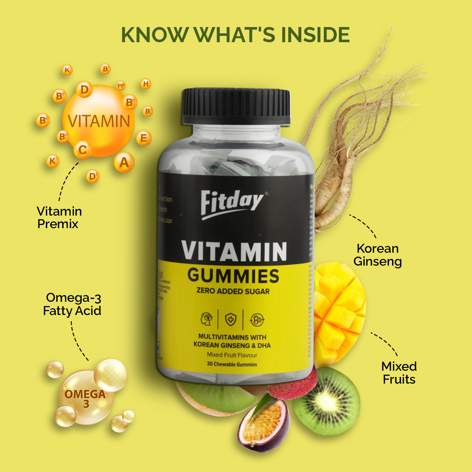 Fitday Multi Vitamin Gummies