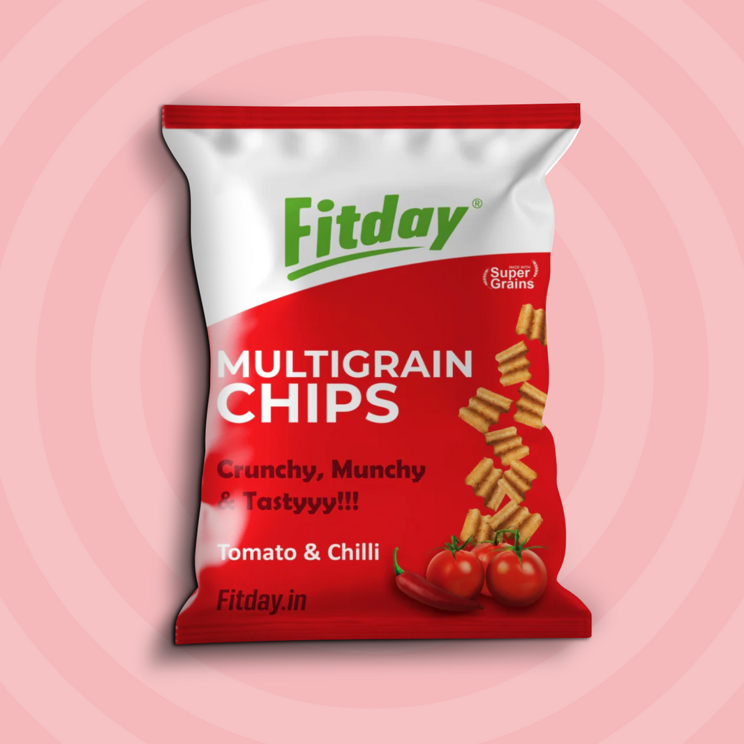 Fitday Multigrain Chips - Tomato & Chilli