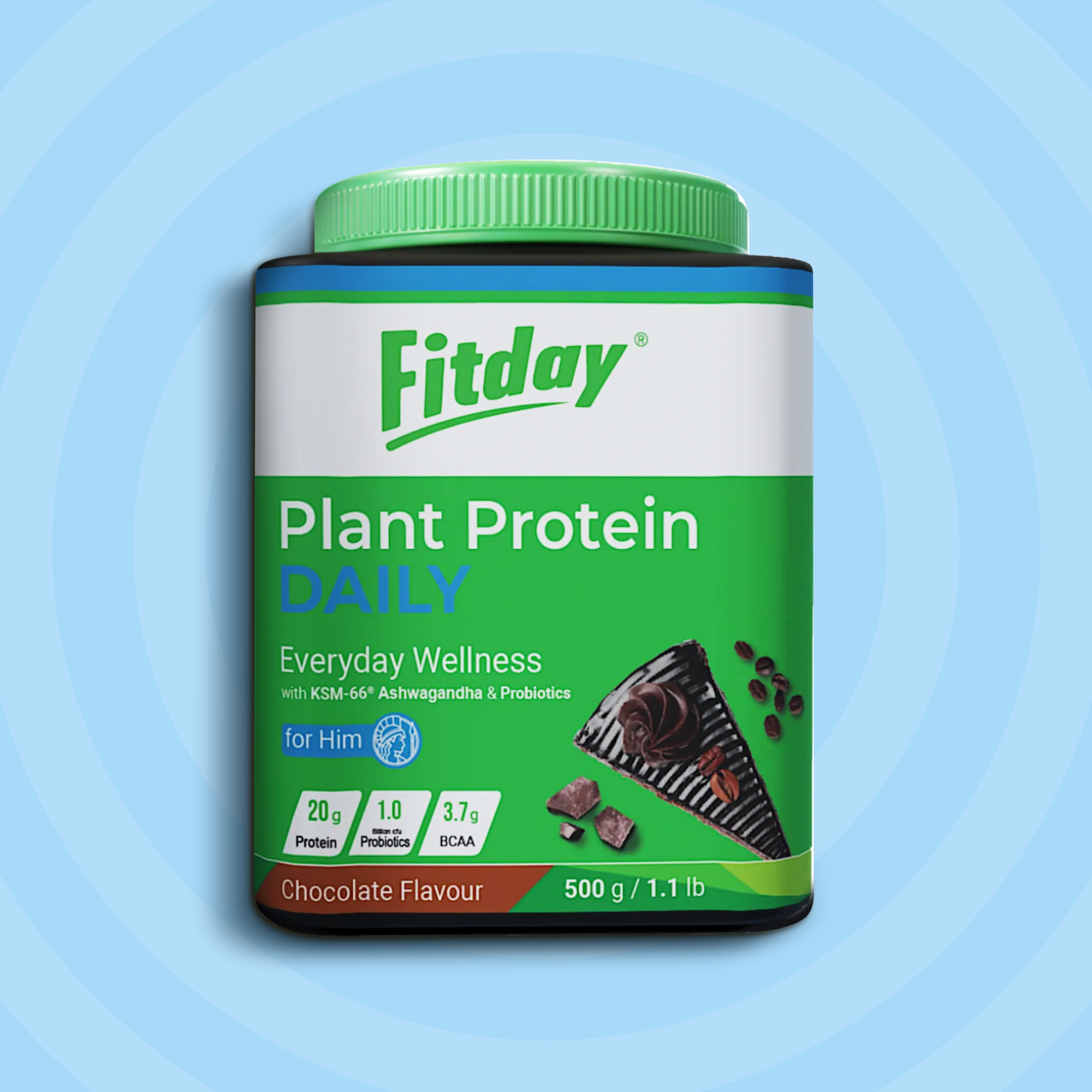 Fitday Plant Protein Powder - Daily for Him