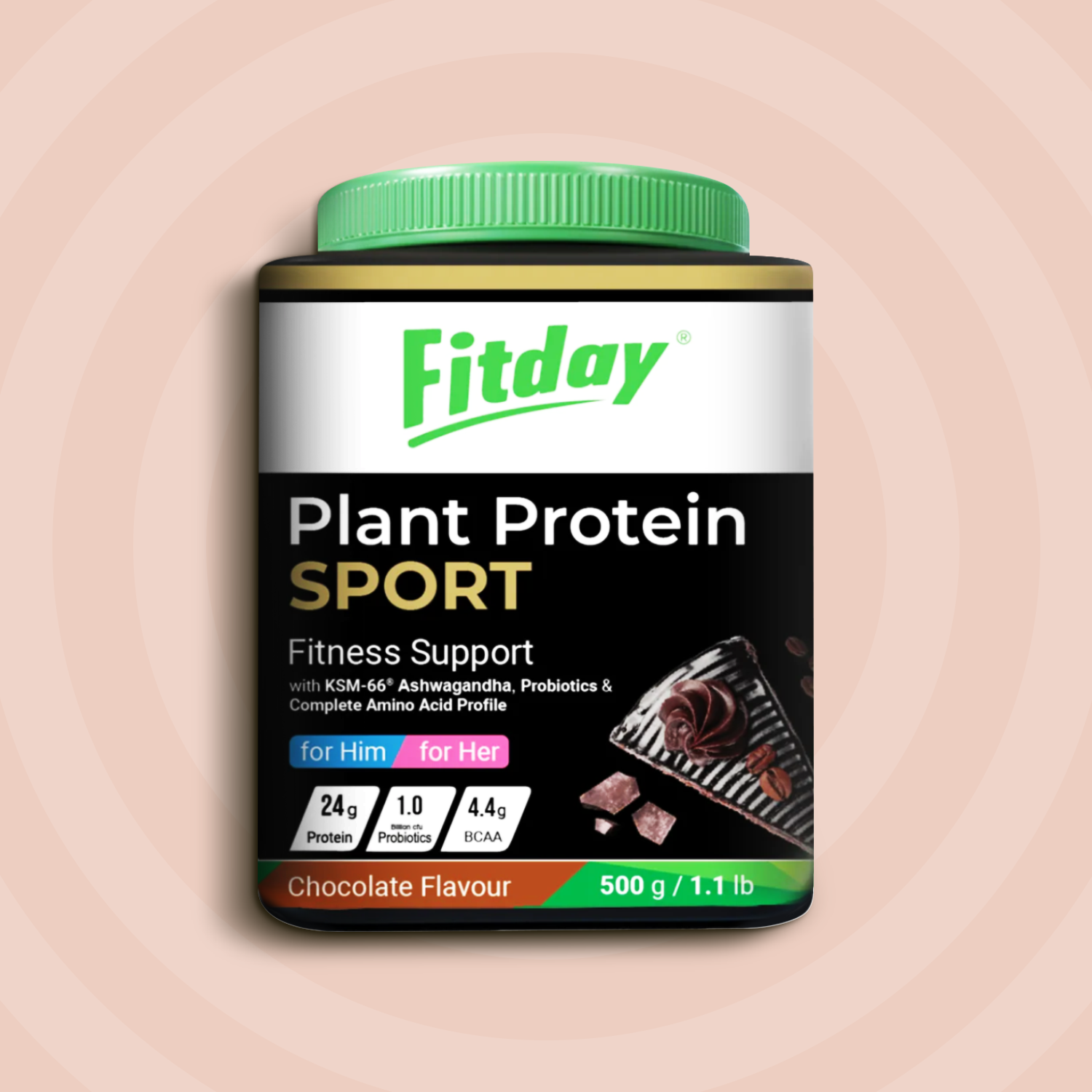 Fitday Plant Protein Sport - Chocolate