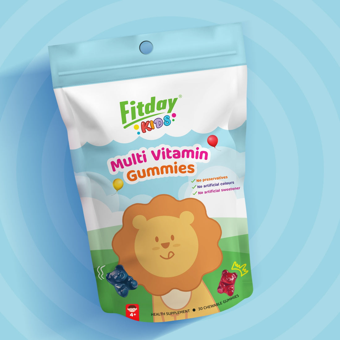 Fitday Multi Vitamin Gummies For Kids