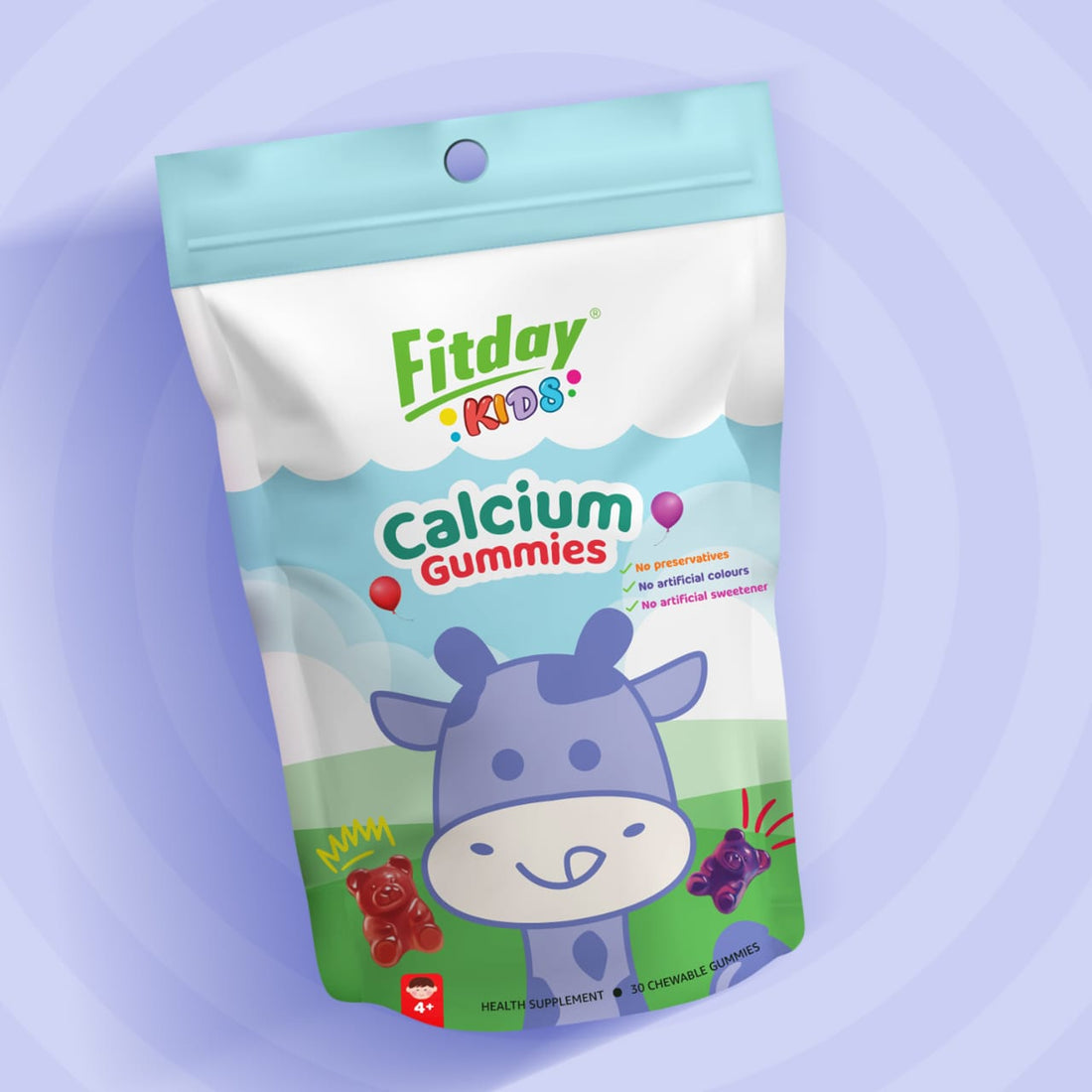 Fitday Calcium Gummies For Kids